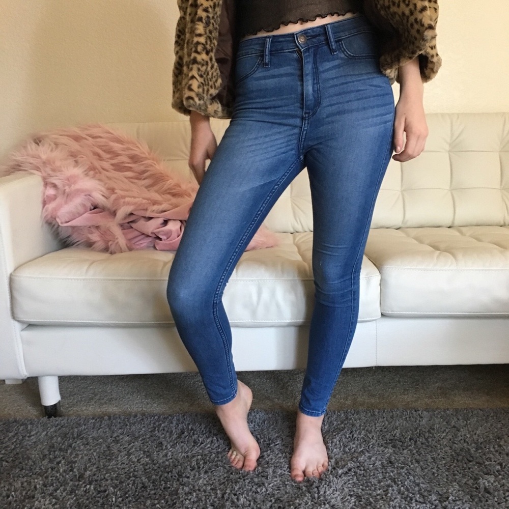 Hollister high waisted jeggings